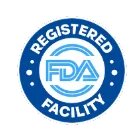 FDA-registered facility badge