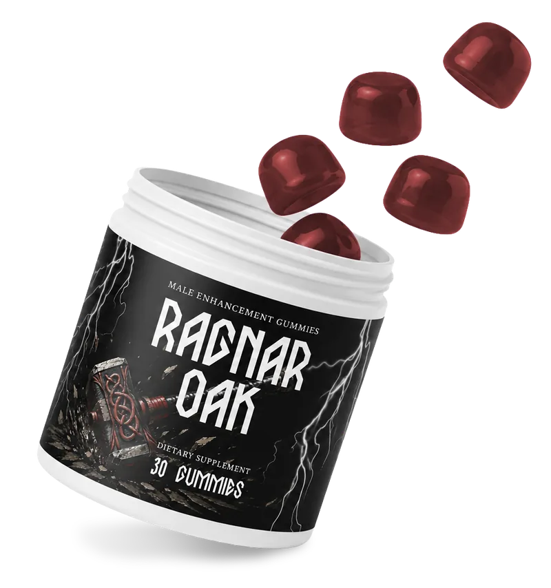 RagnaRoak bottle of 30 male performance gummies